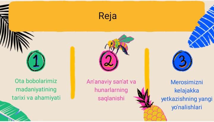 Ota bobolarimiz madaniy meroslar