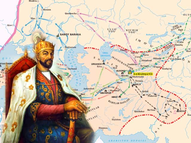 Amir Temur davlatining tashkil topishi.