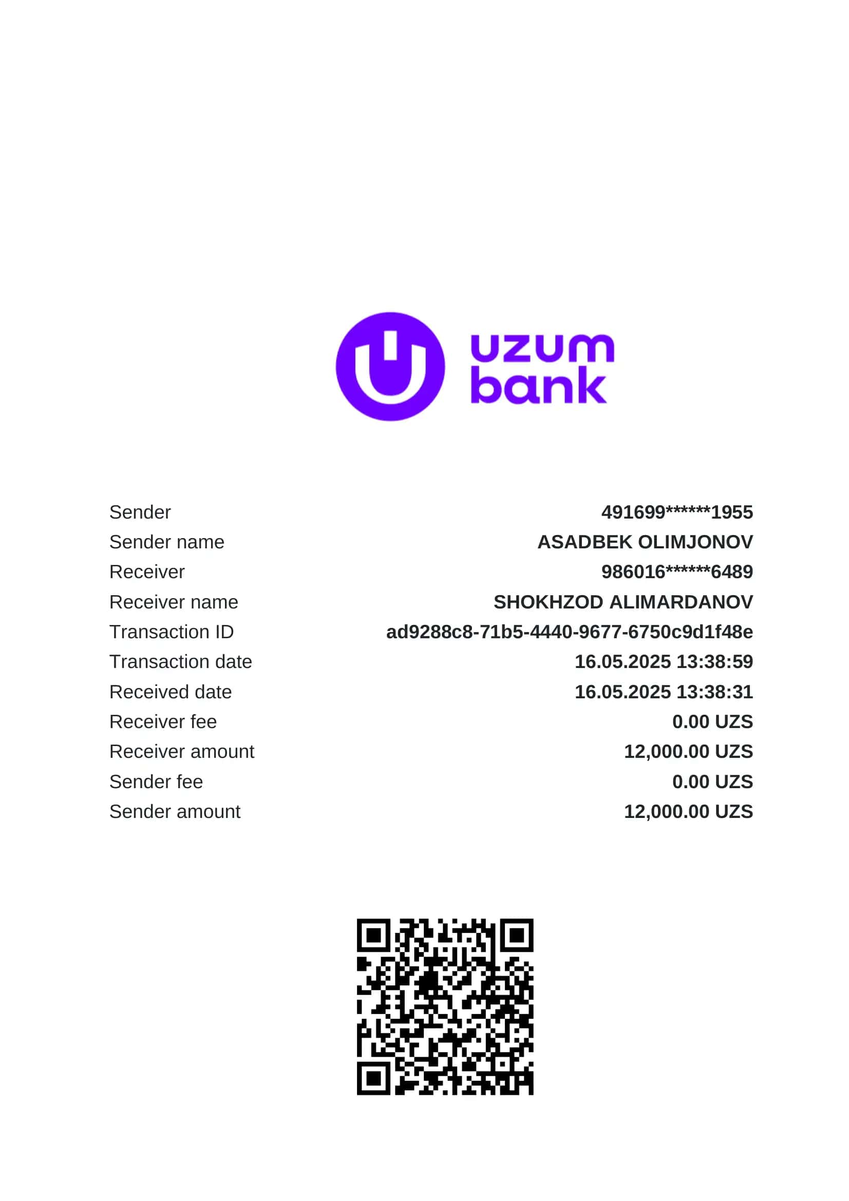 Transaction Details
