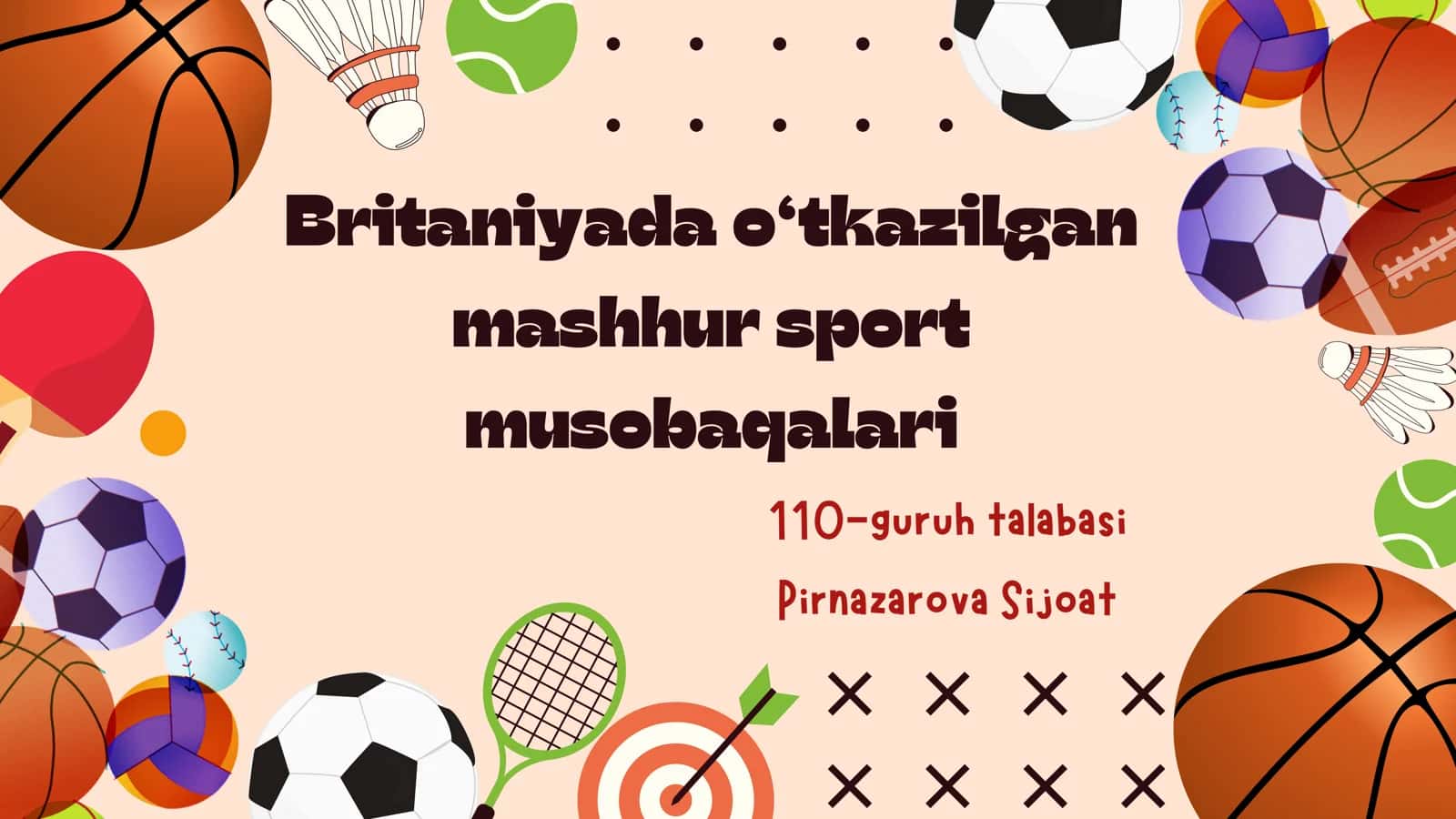 Mashhur sport musobaqalari