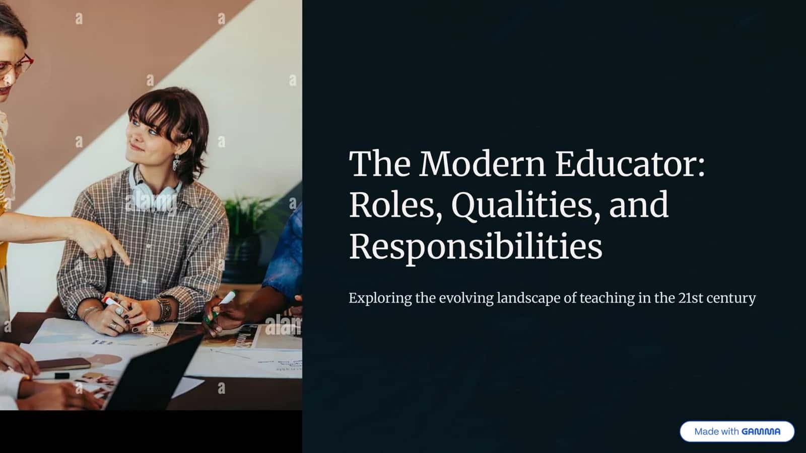 The modern educator; Roles, Qualities, and responsibilities.