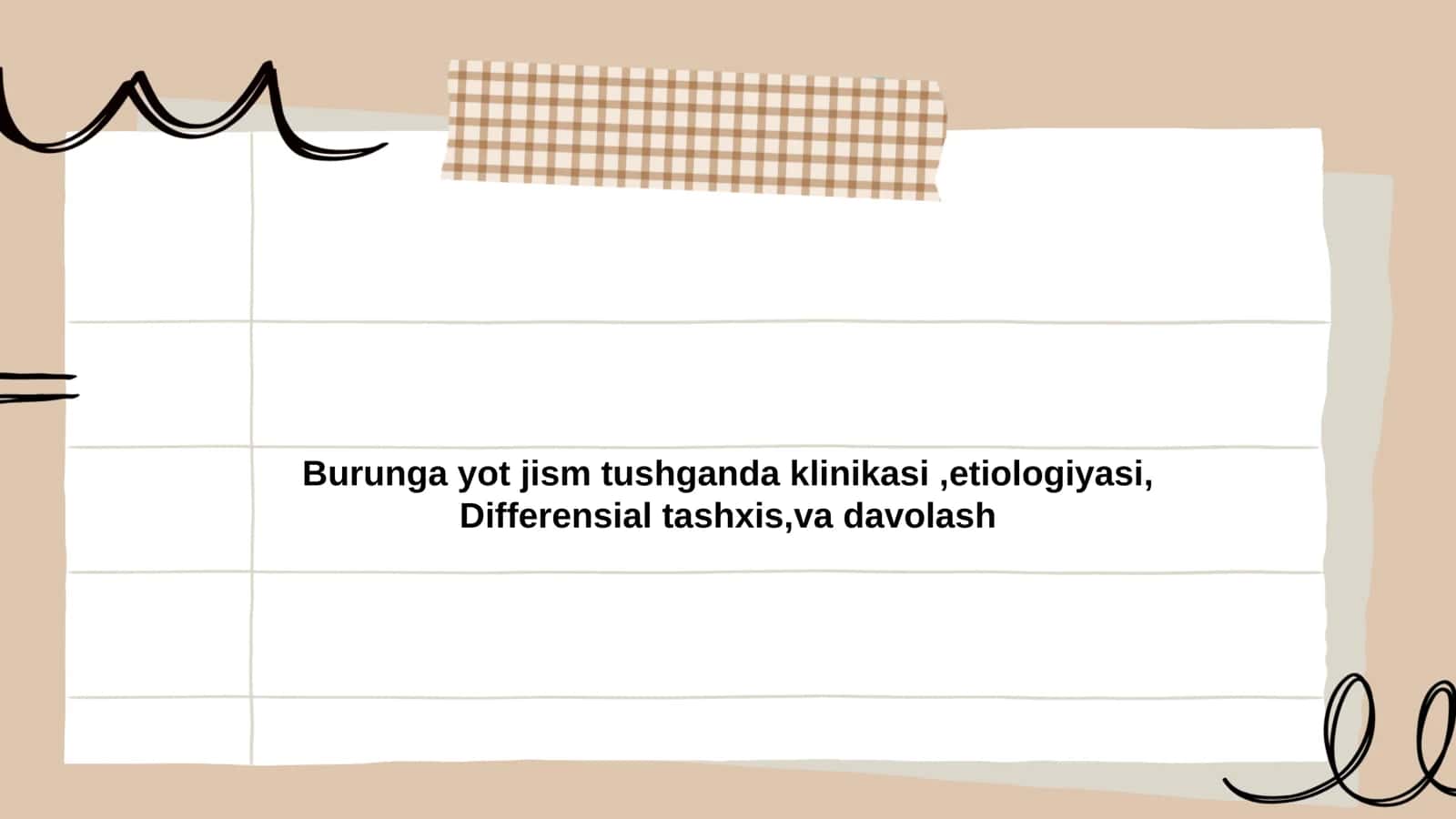Burunga yot jism tushganda klinikasi,etiologiyasi, Differensial tashxis,va davolash