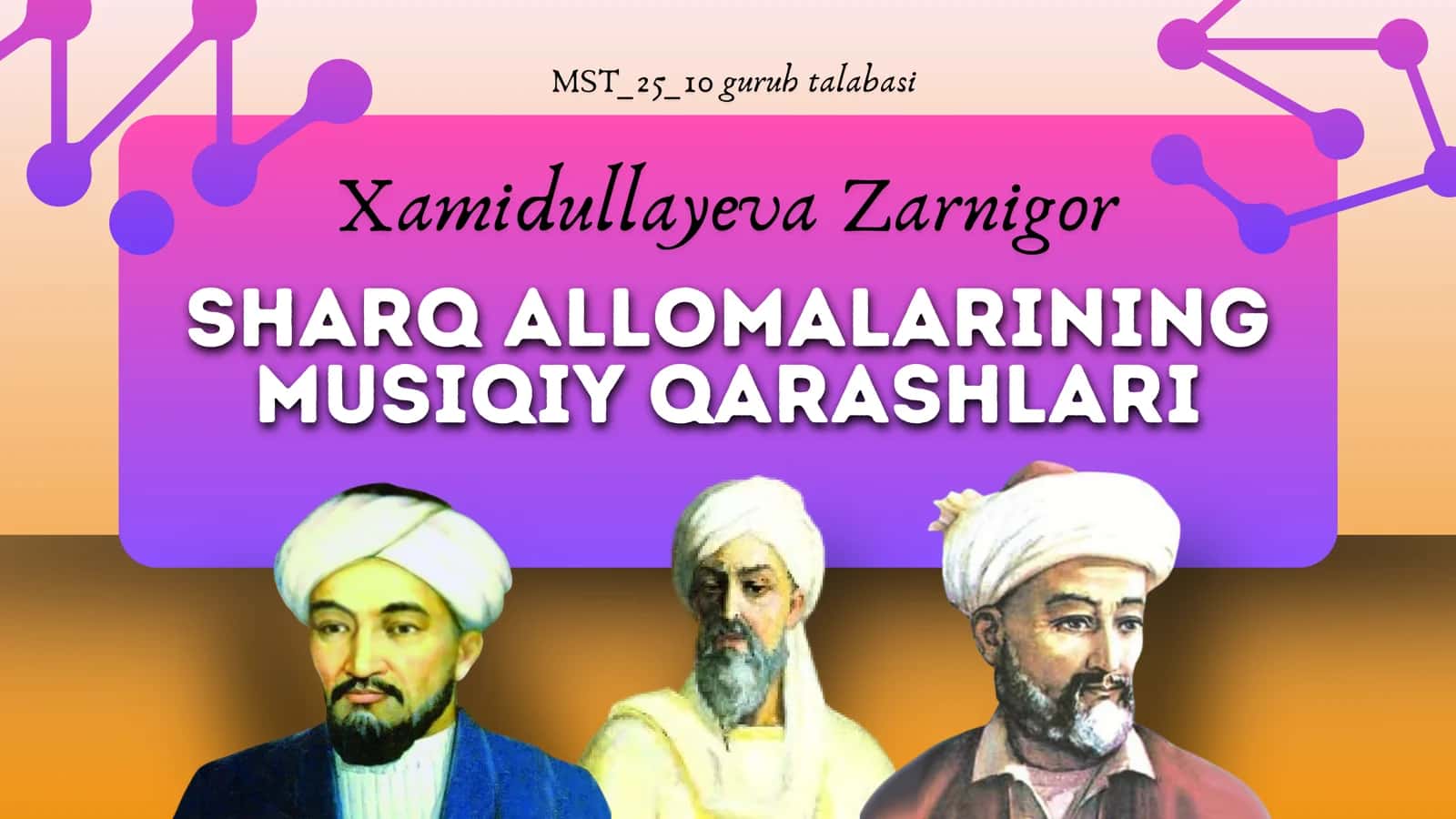 Sharq allomalarining musiqiy qarashlari