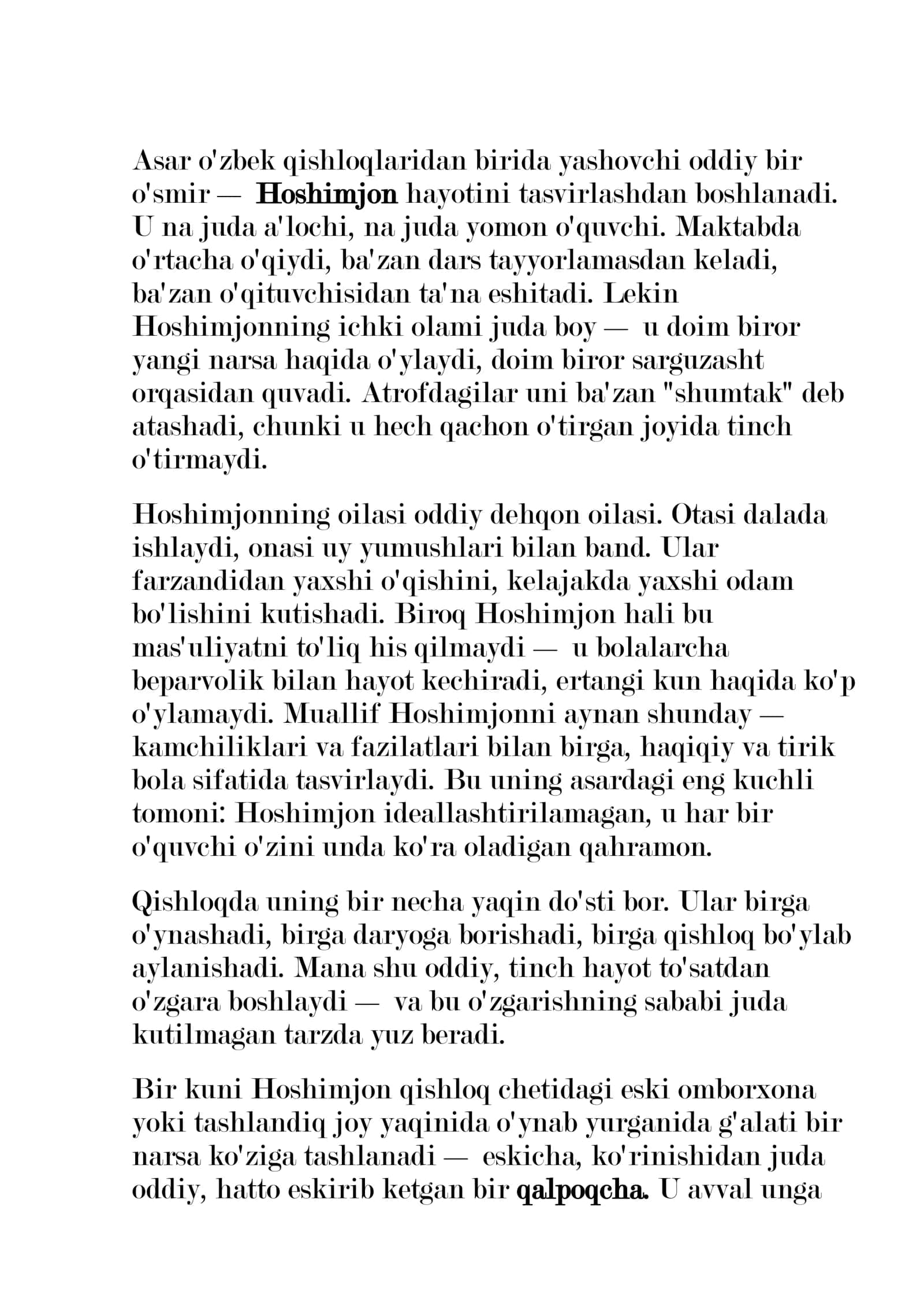 Sariq Devni Minib kitobi talqini