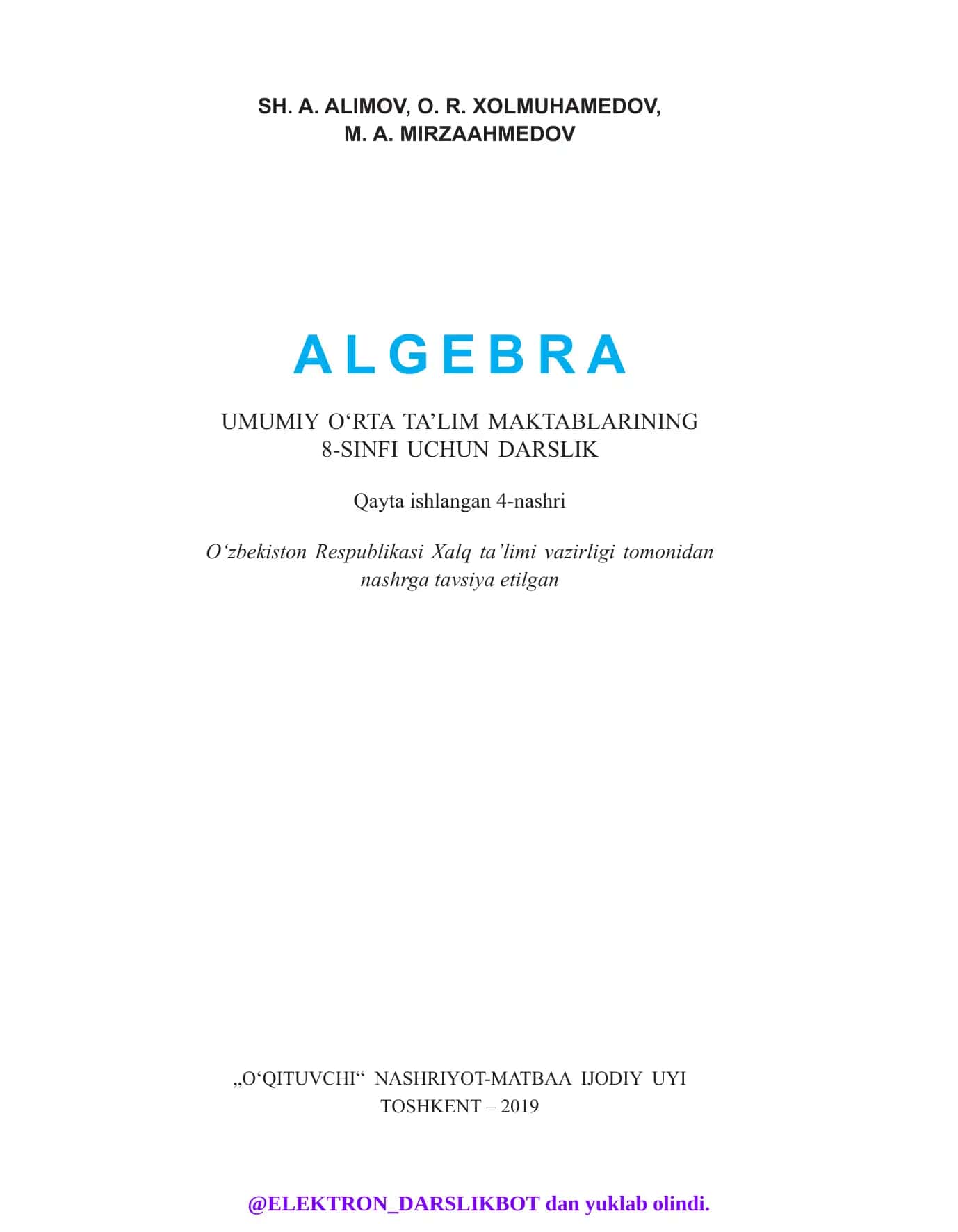 Algebra