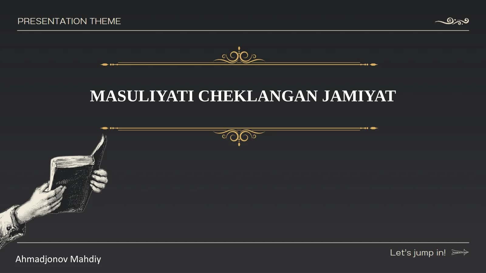 MASULIYATI CHEKLANGAN JAMIYAT