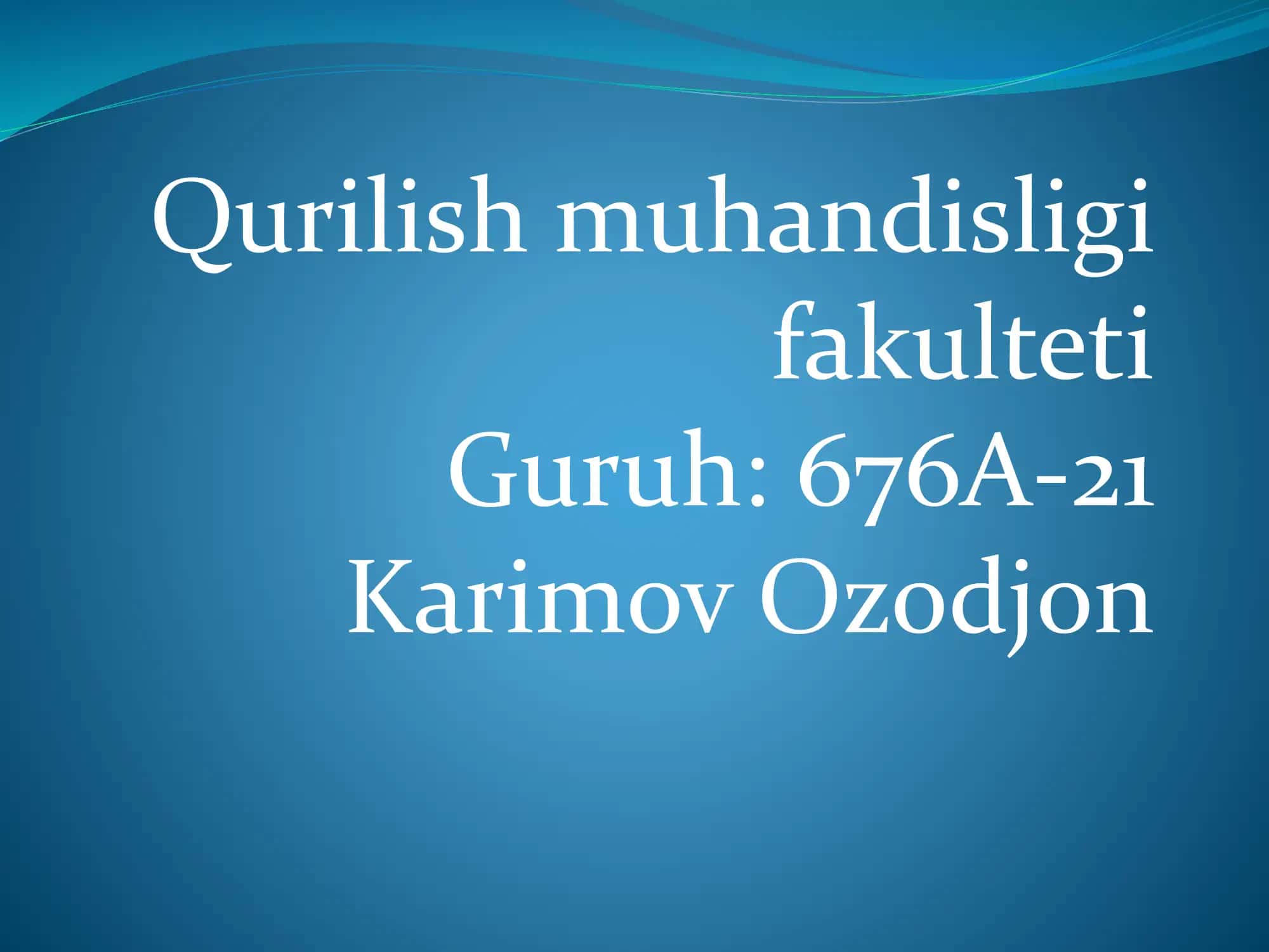 Avtomobil yo'llarini ta'mirlash va saqlash texnologiyalari