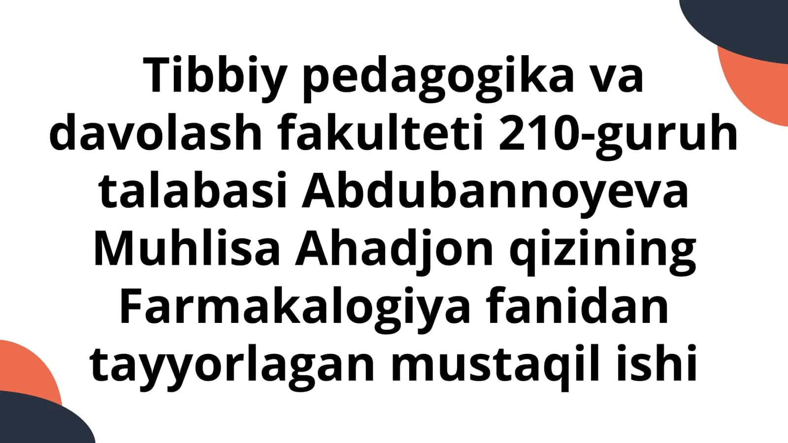 ADRENORETSEPTORLARNI QO‘ZGATUVCHI MODDALAR