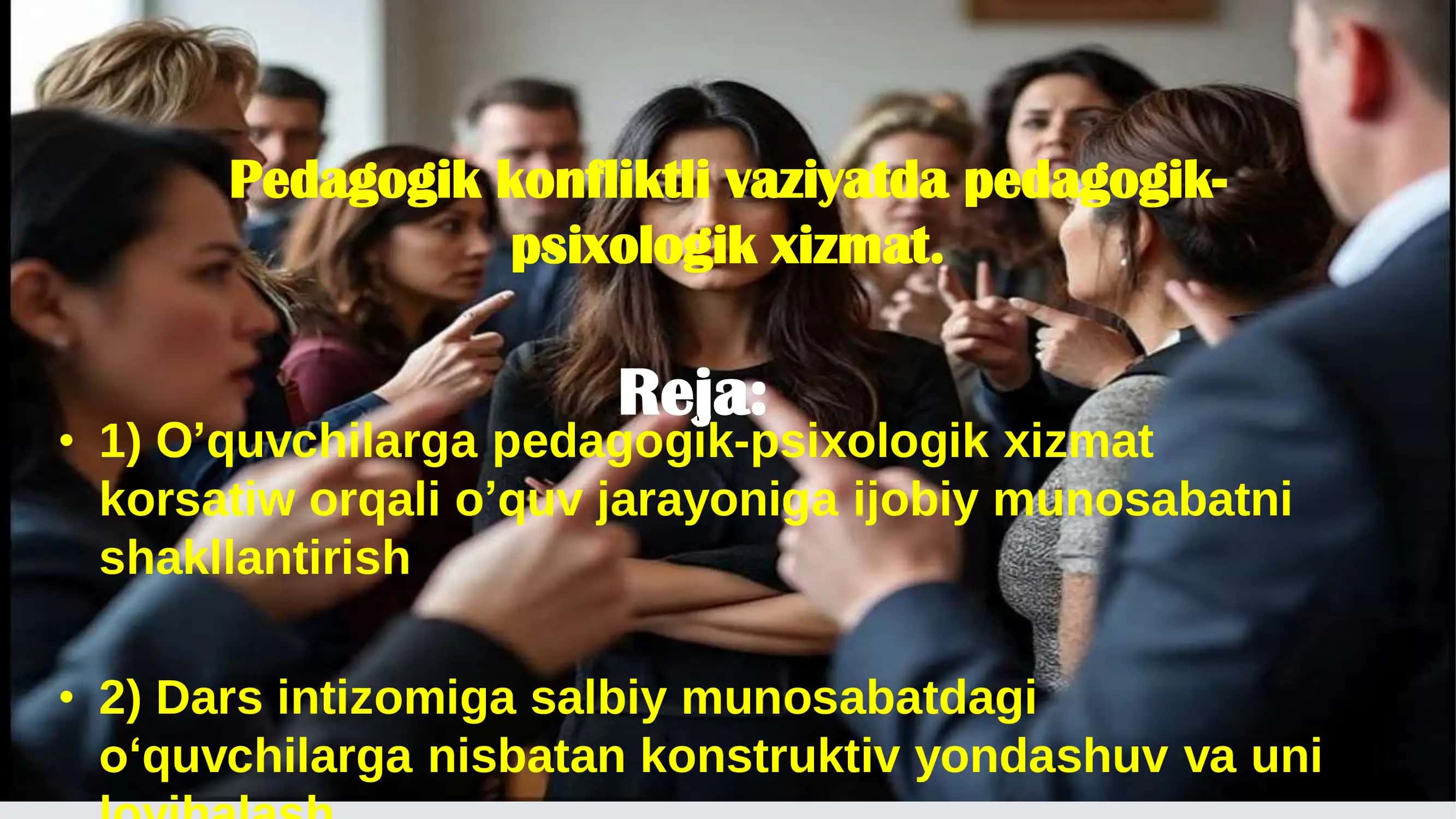 Pedagogik-psixologik xizmatlar