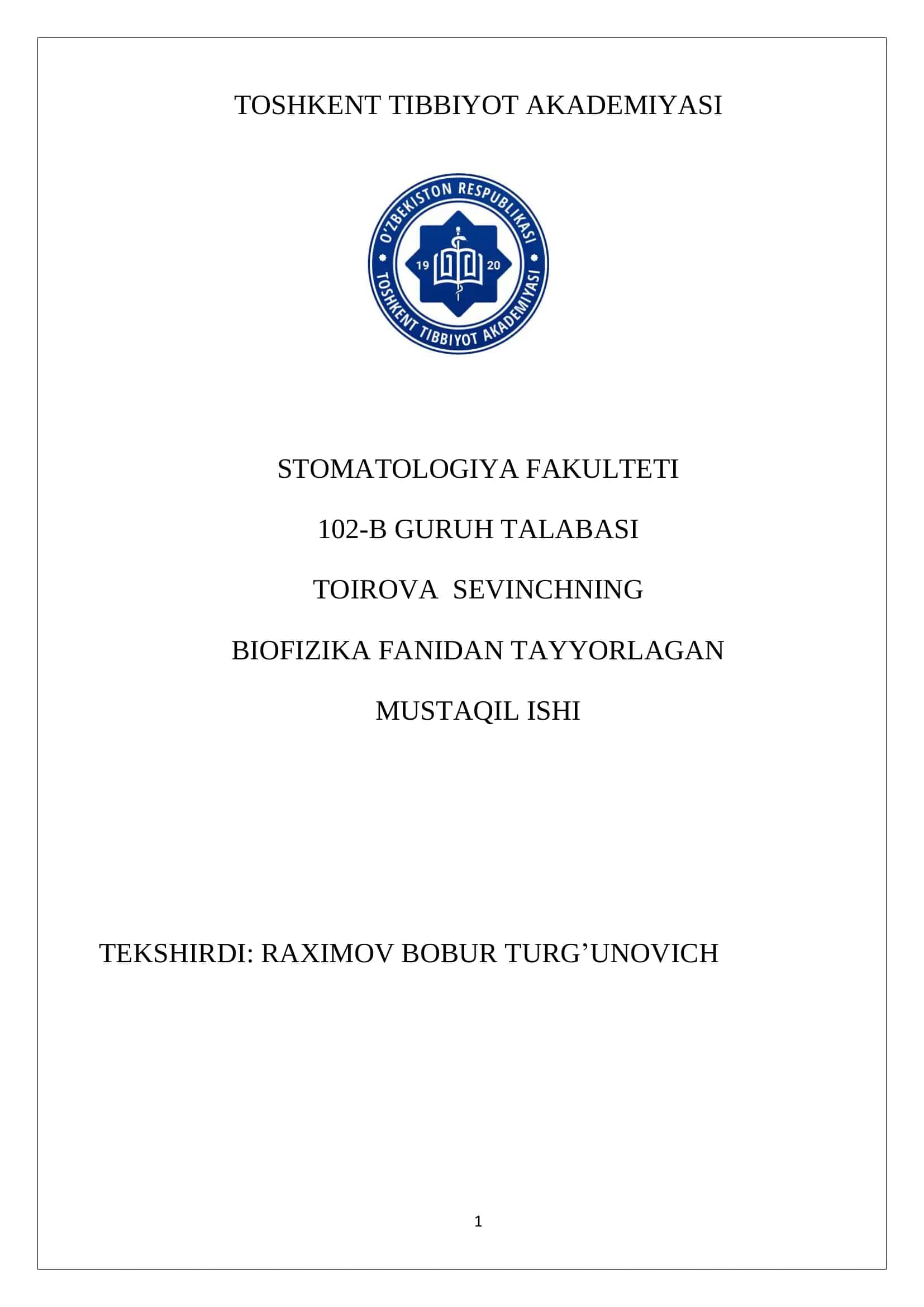Tovushning fizik xossalari