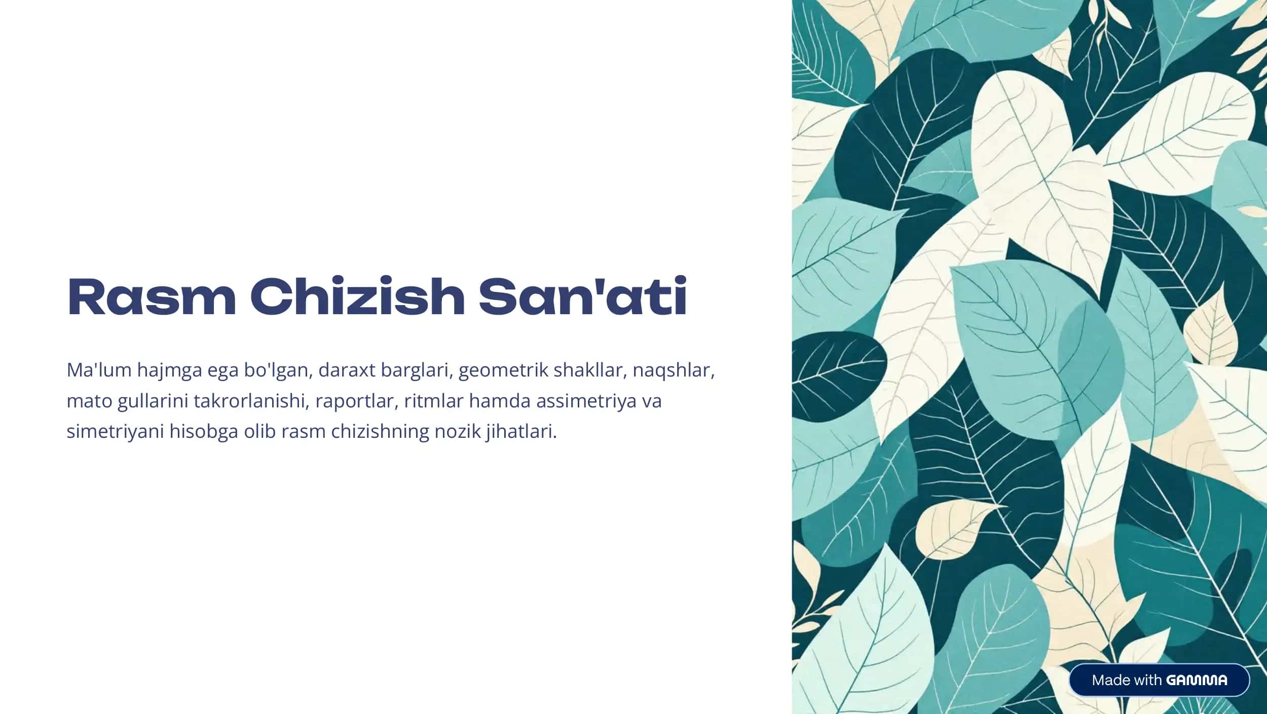 Rasm Chizish San'ati
