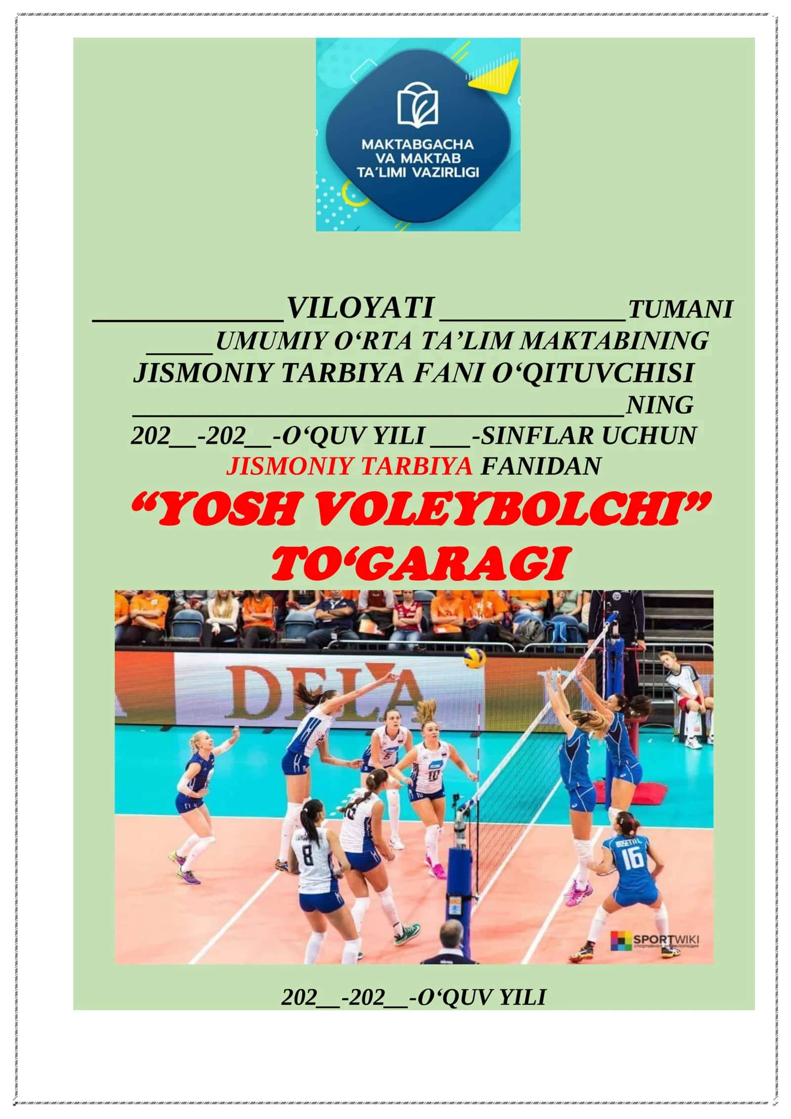 Yosh Voleybolchi