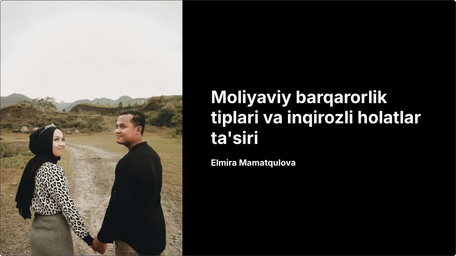 Moliyaviy barqarorlik