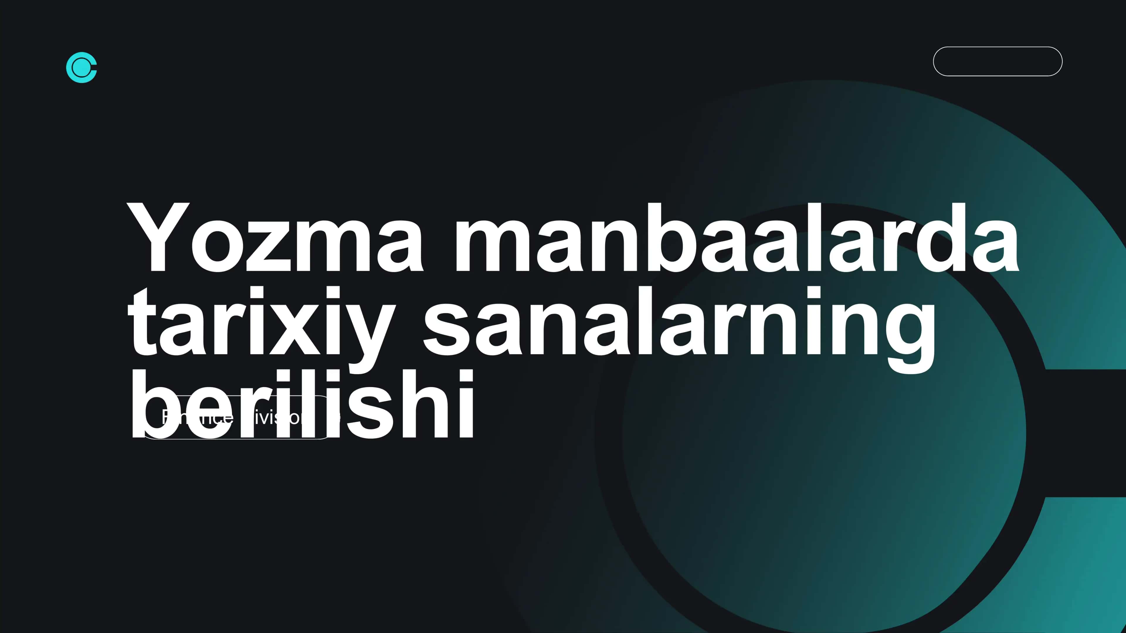 Yozma manbada tarixiy sana