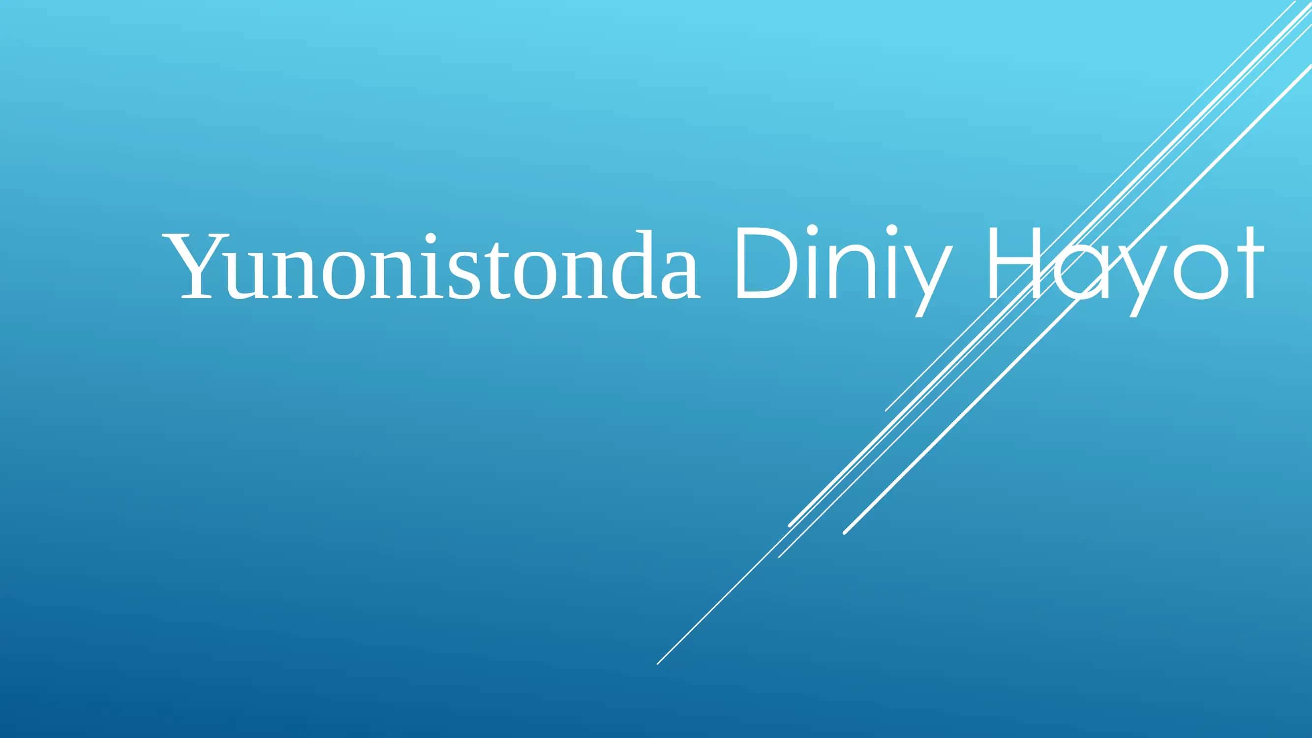Yunonistonda Diniy Hayot