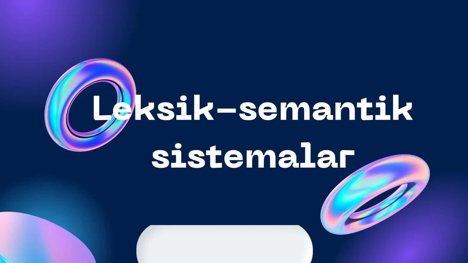 Leksik-semantik sistemalar