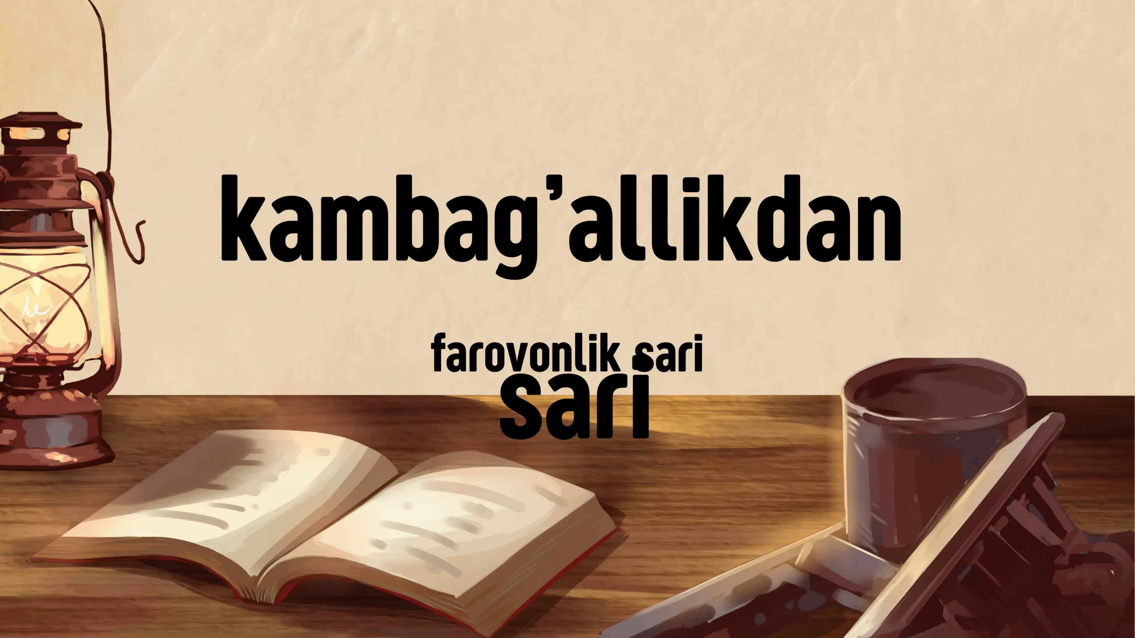 Kam bag‘rikdan farovonlik sari