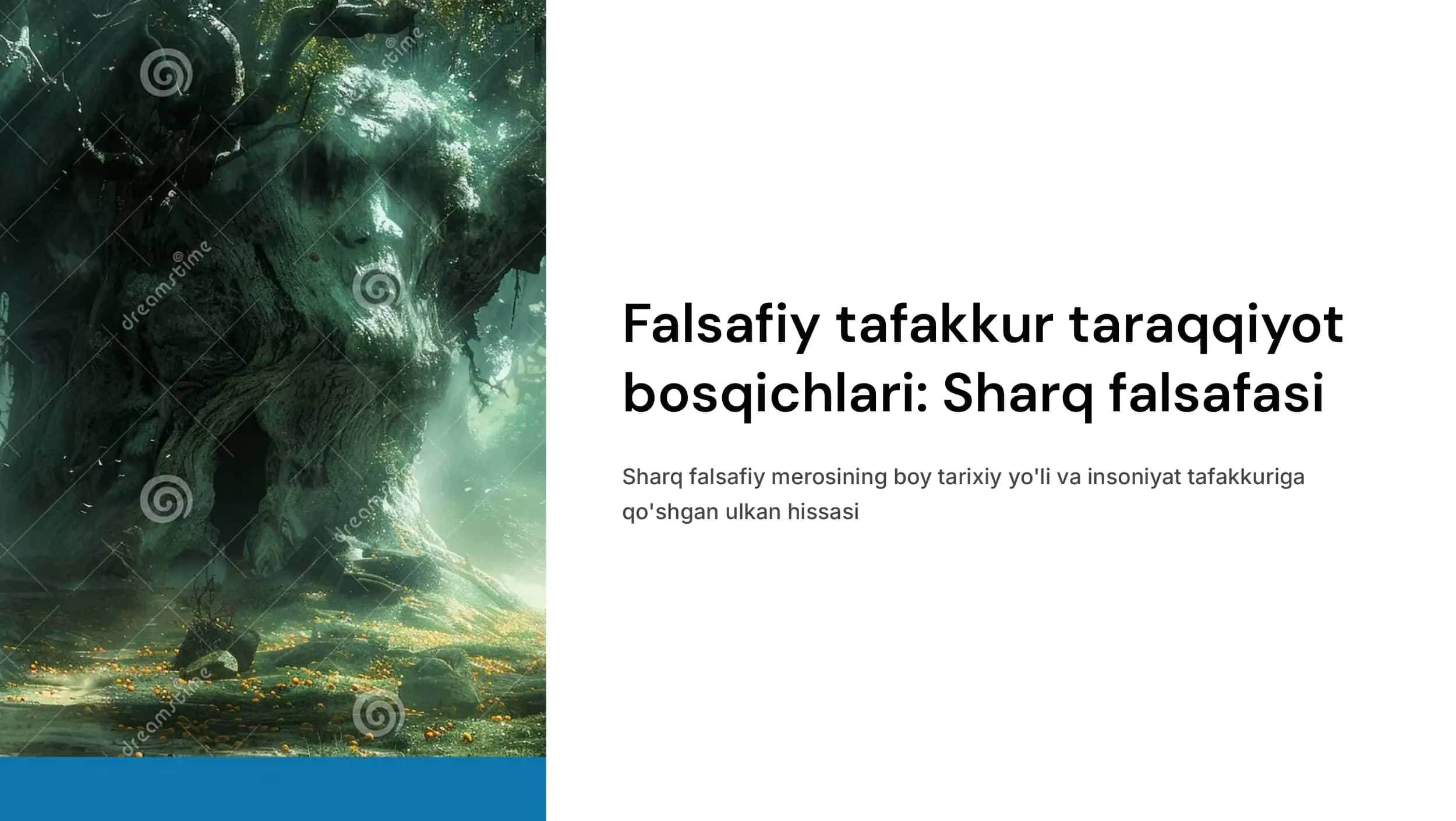 Falsafiy tafakkur taraqqiyot bosqichlari: Sharq falsafasi