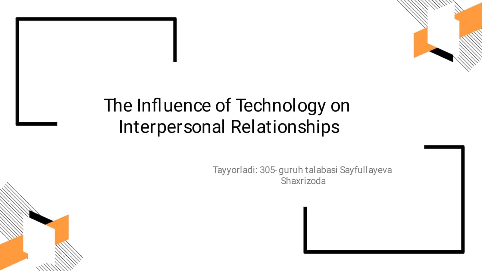 The Influence of Technology on Interpersonal Relationships