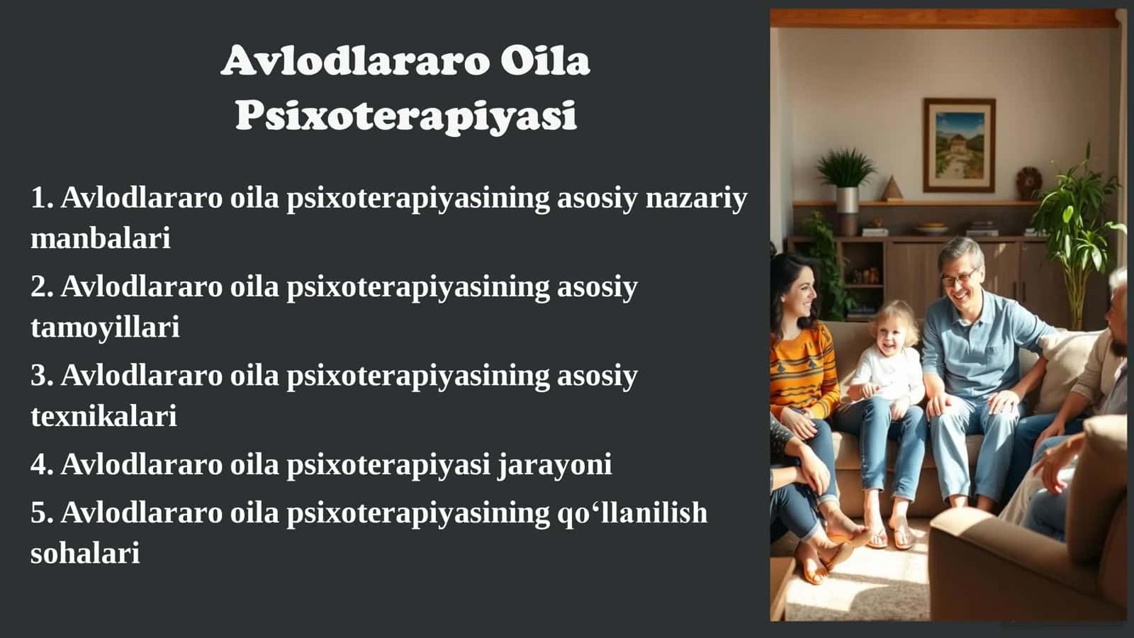 Oila Psixoterapiyasi