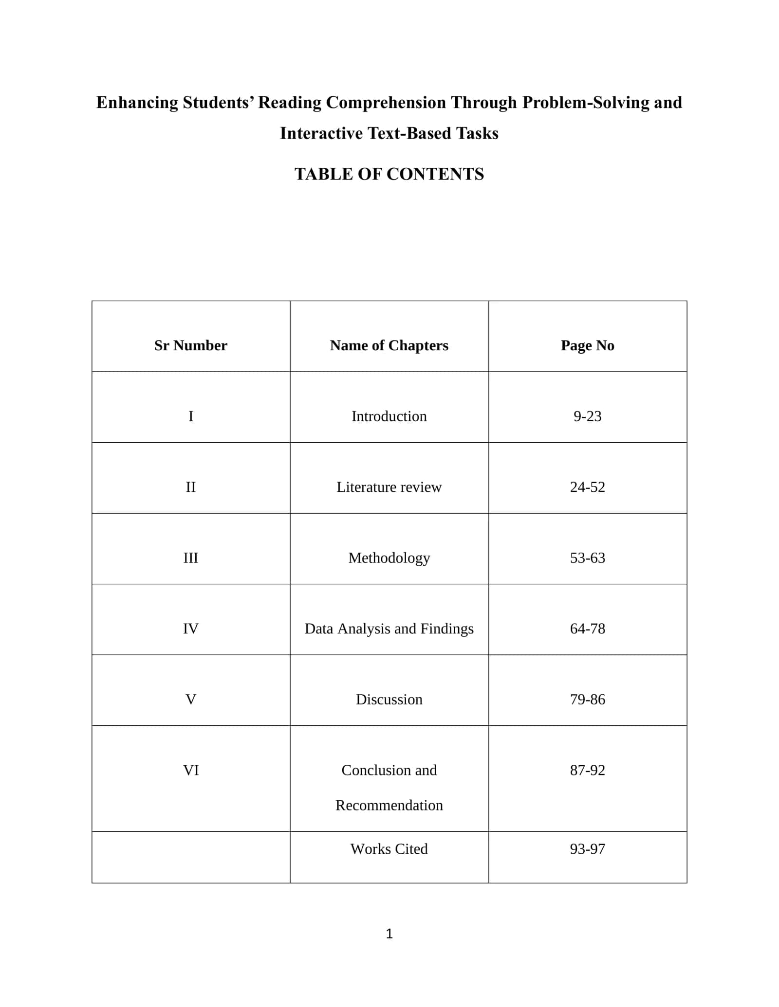 Enhancing Students’ Reading Comprehension Through Problem-Solving and Interactive Text-Based Tasks