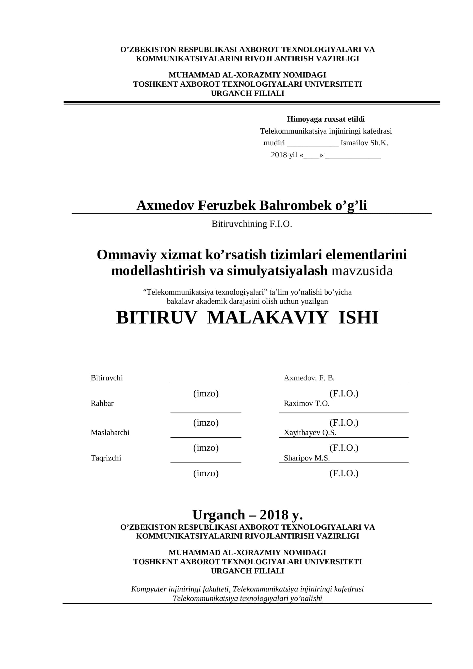 Telekommunikatsiya texnologiyalari