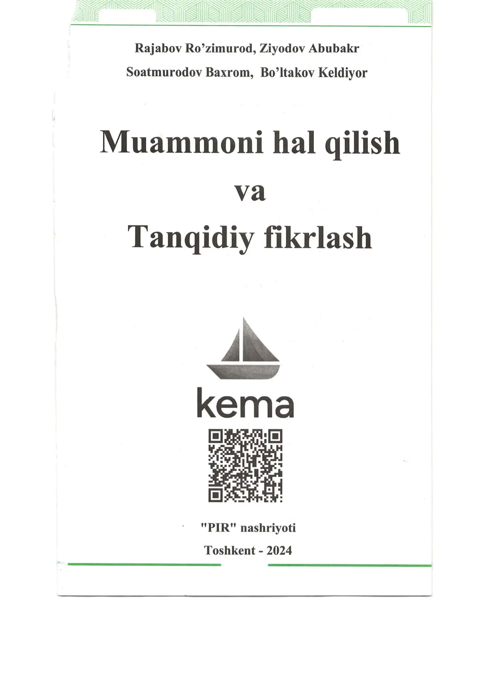muammoni hal qilish va tanqidiy fikrlash