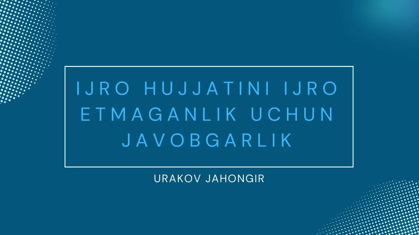 IJRO HUJJATINI