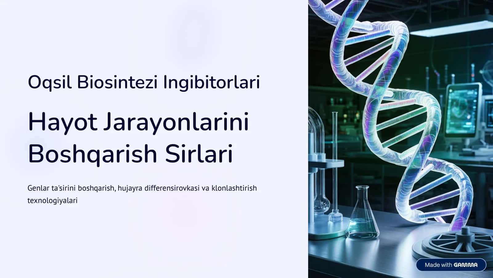 Oqsil Biosintezi Ingibitorlari