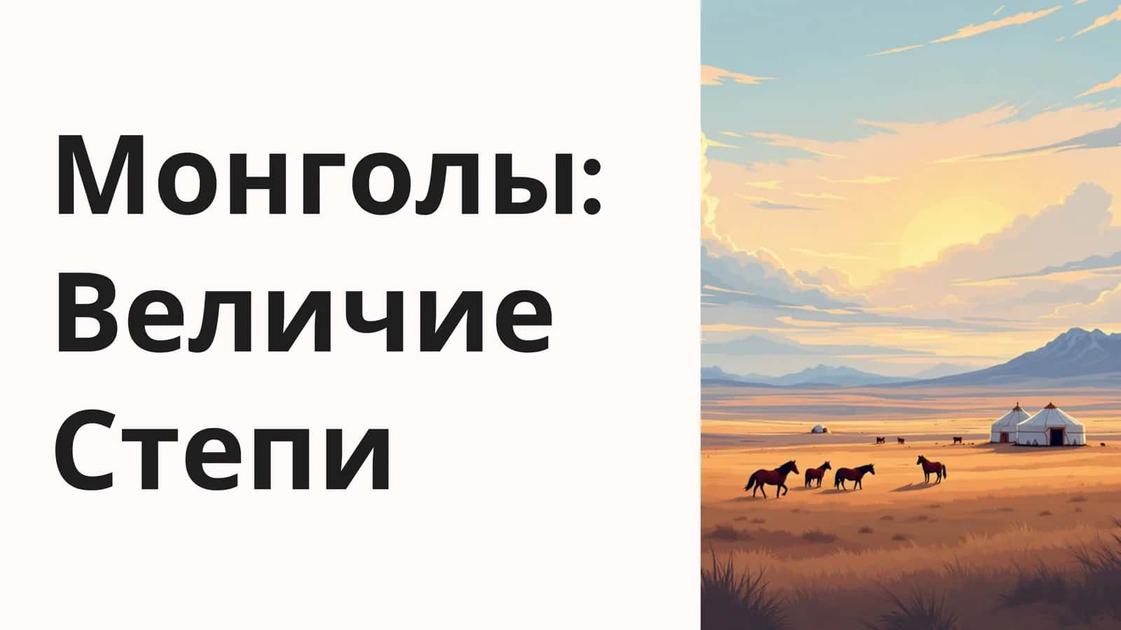 Монголы Величие Степи