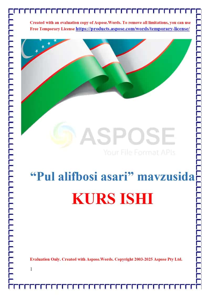 Pul alifbosi asari
