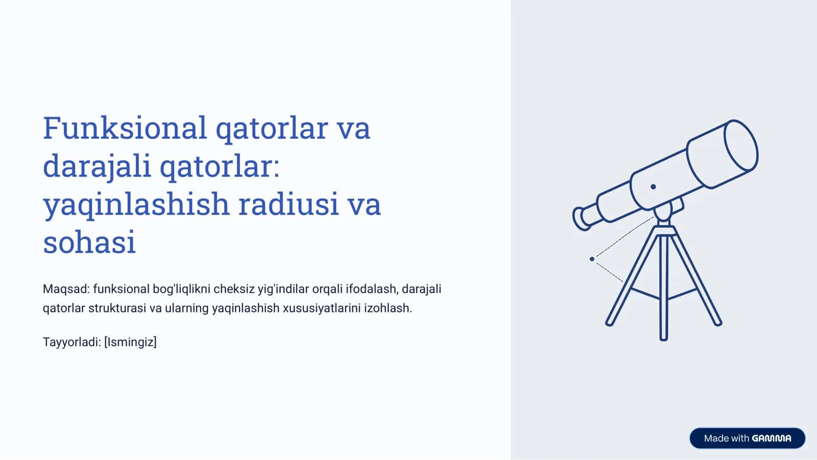 Funktsional qatorlar