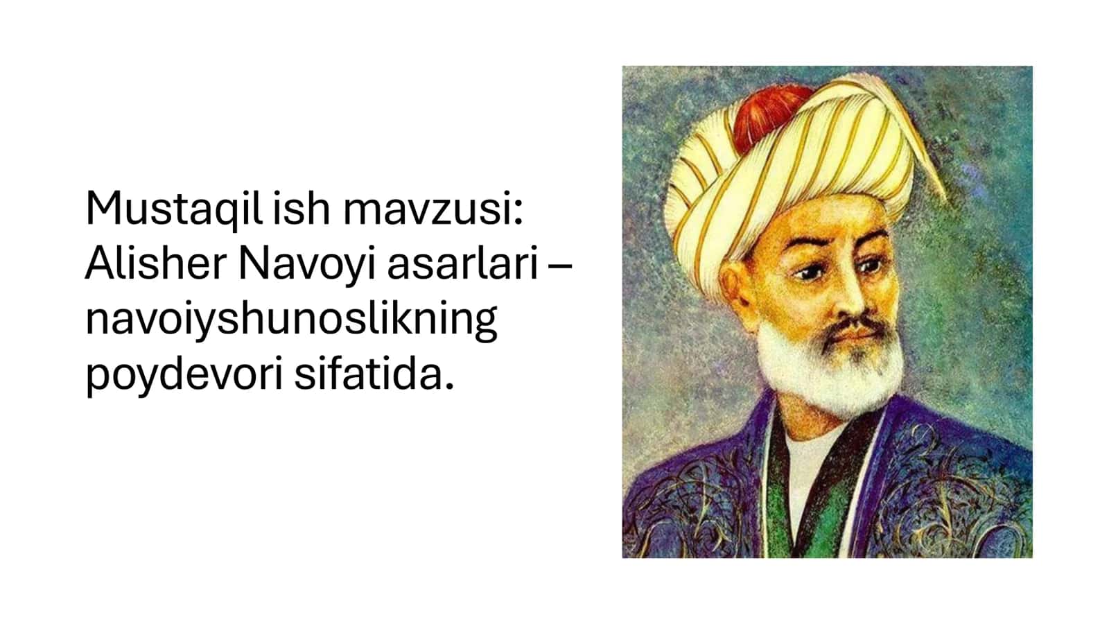 Alisher Navoyiasarlari –navoiyshunoslikning poydevori sifatida.