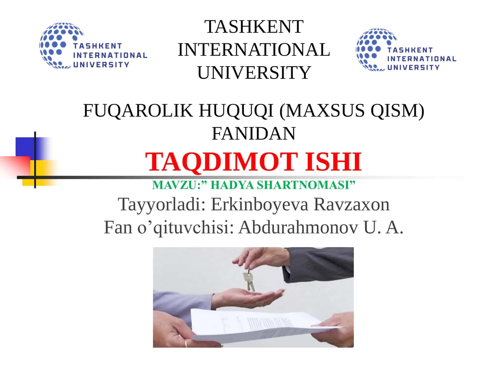 Hadya Shartnomasi