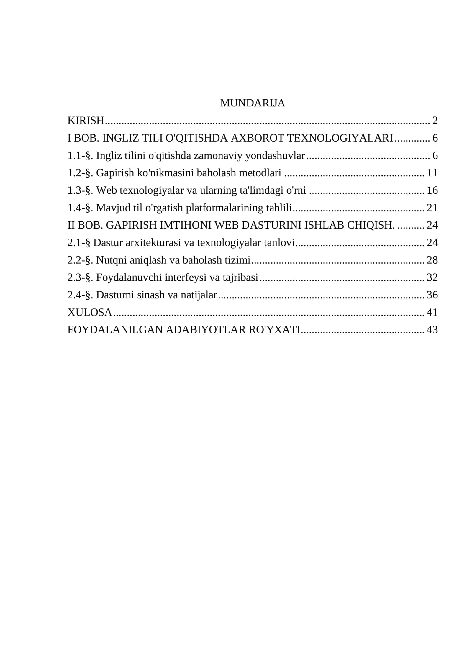 INGLIZ TILI O'QITISHDA AXBOROT TEXNOLOGIYALARI