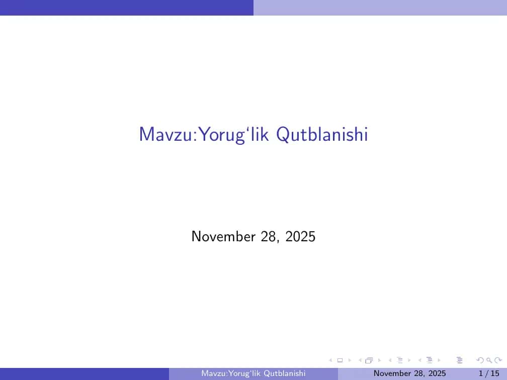 Yorug‘lik Qutblanishi