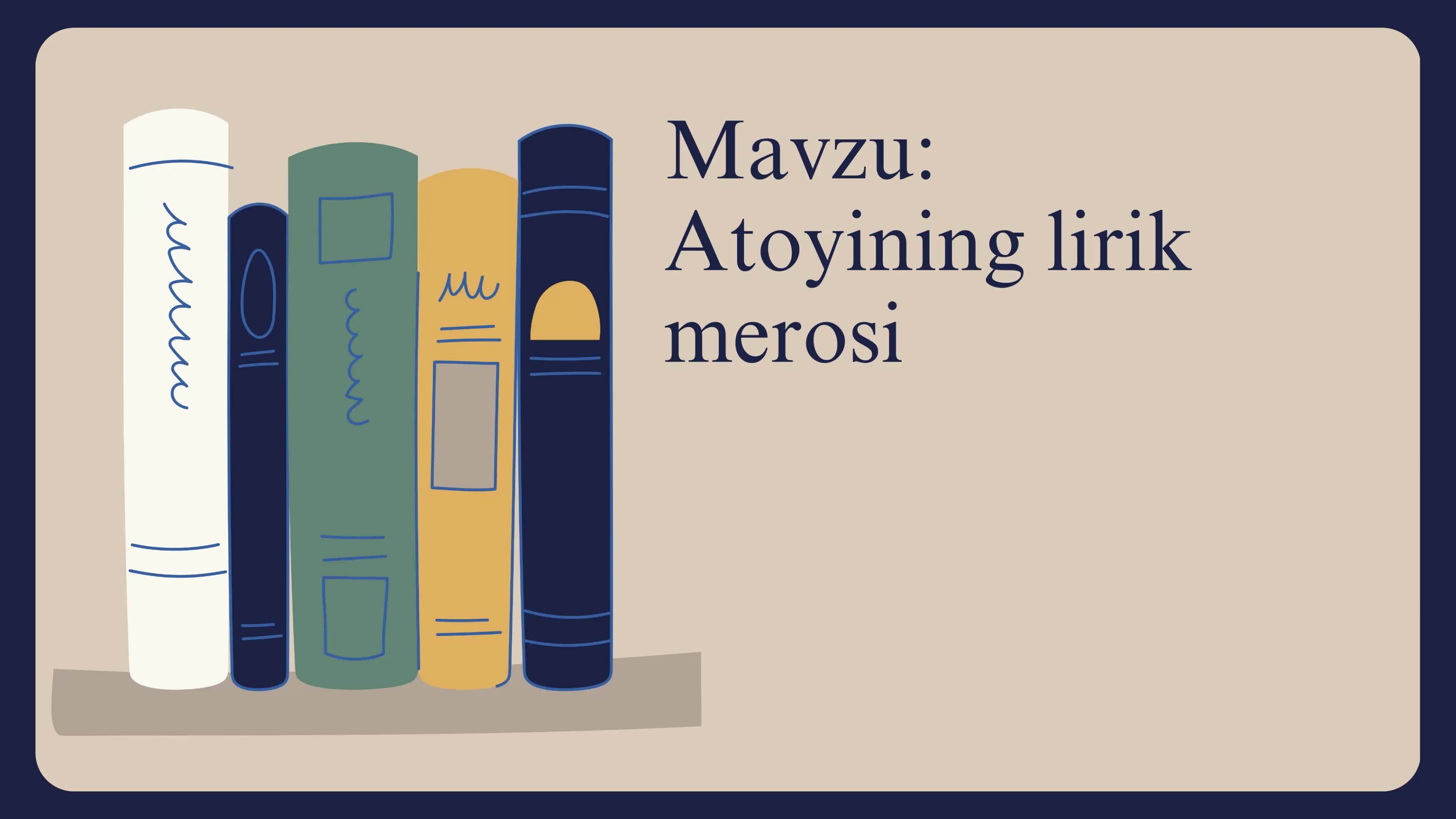 Atoyi lirikasi