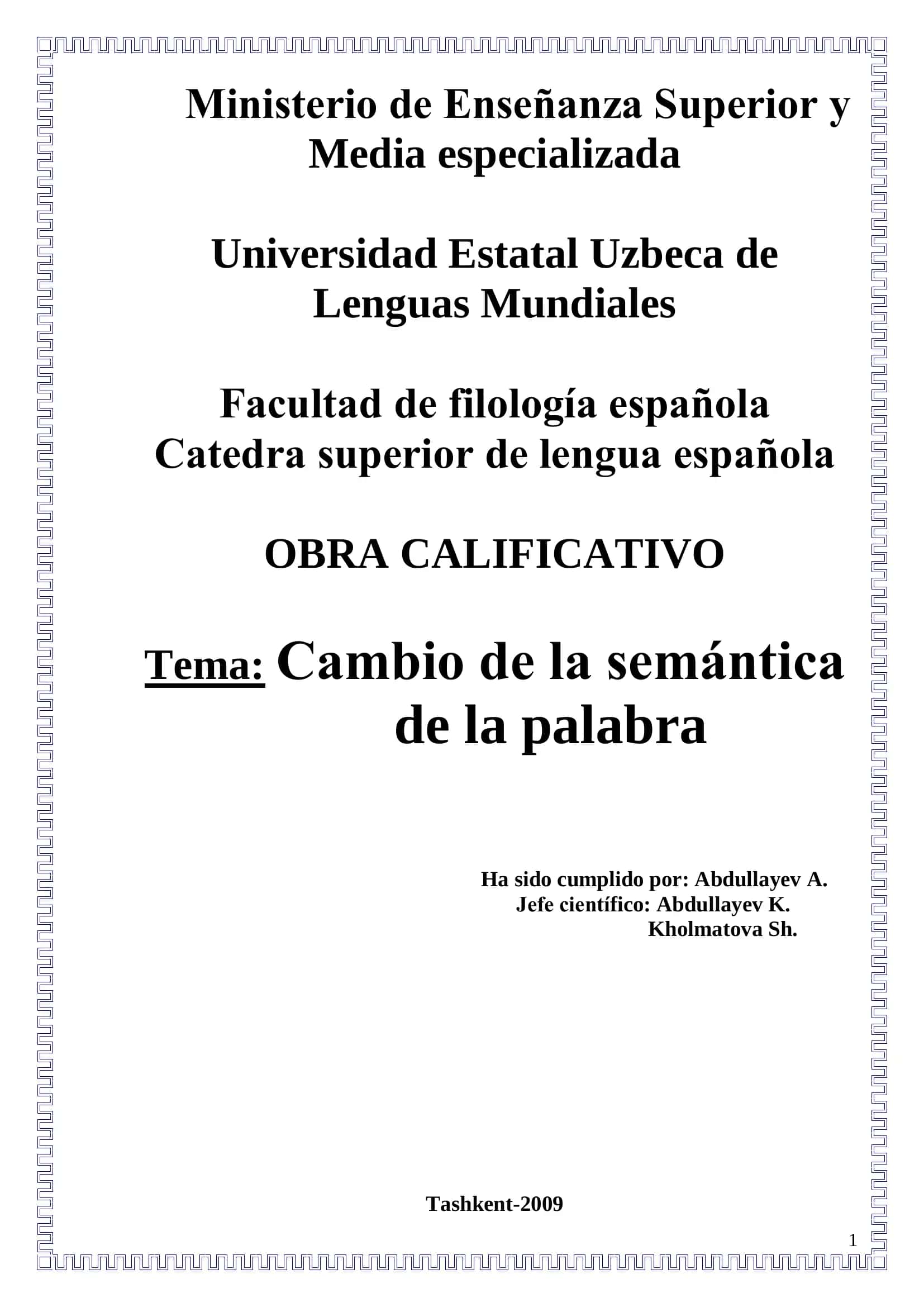 OBRA CALIFICATIVO