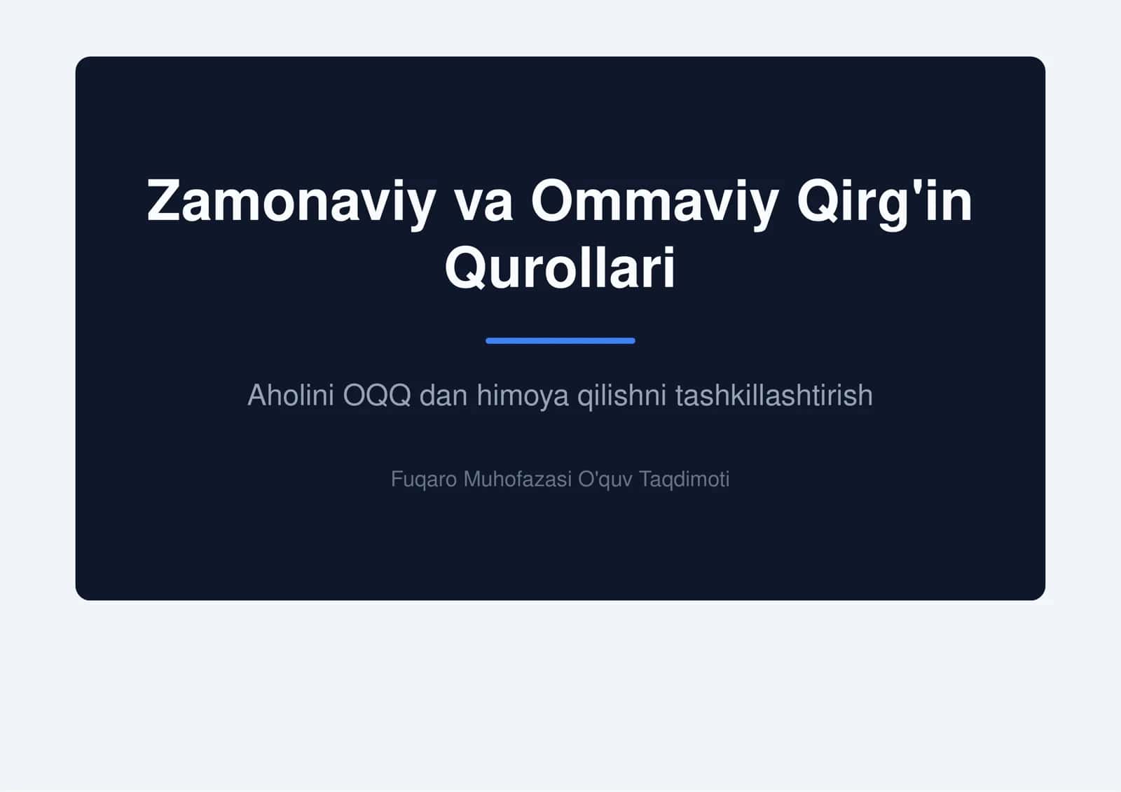 Zamonaviy va ommaviy qizgʻin qurollari