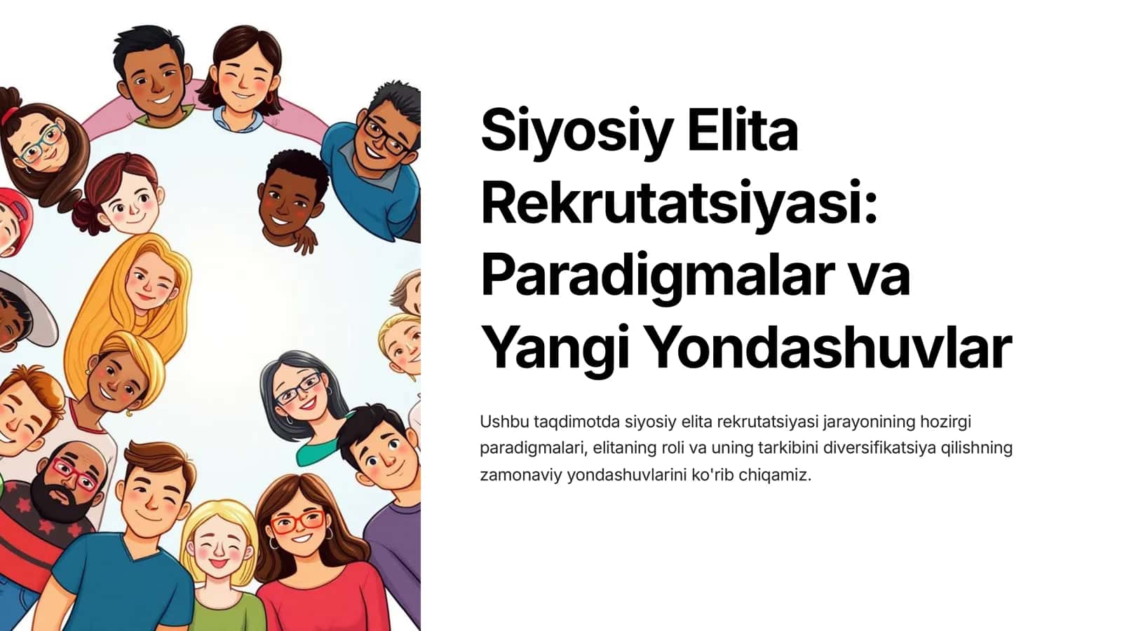 Siyosiy Elita Rekrutatsiyasi Paradigmalar va Yangi Yondashuvlar