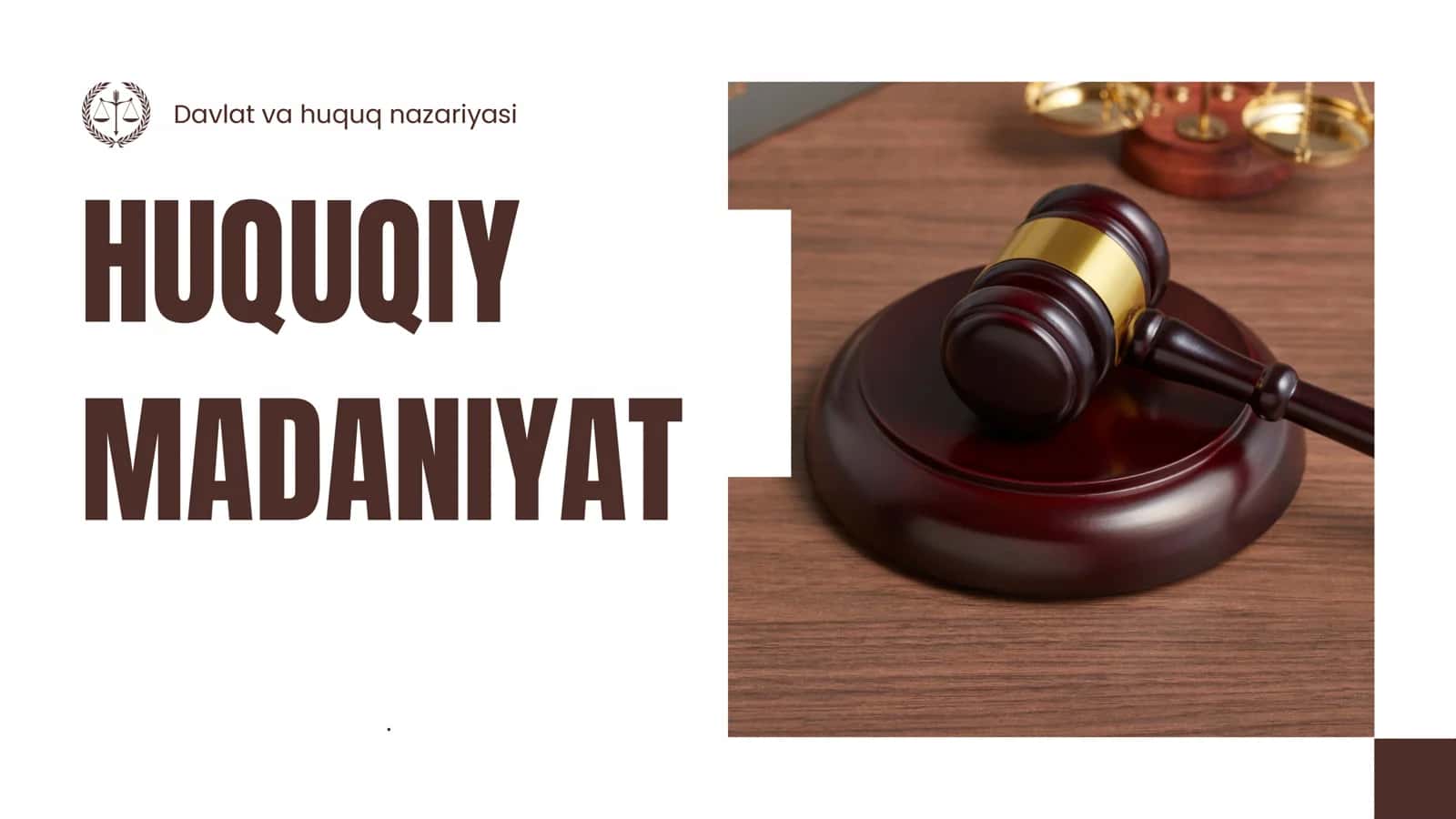 Huquqiy madaniyat
