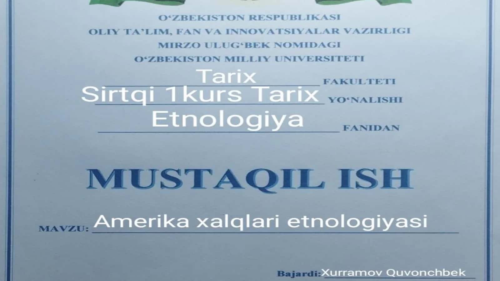 Mavzu: Informatika va AT bilimi