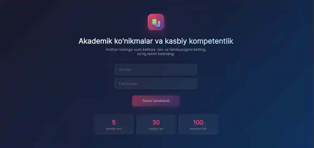 Akademik ko'nikmalar va kasbiy kompetentlik fanidan sessiya savollari
