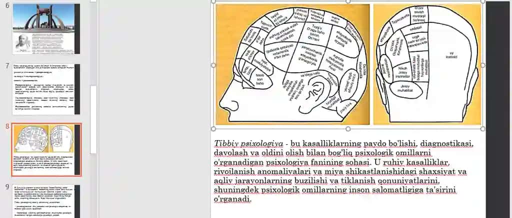 “Tibbiy psixologiya fanining tarixi, amaliy ahamiyati va o‘rganish uslublari”
