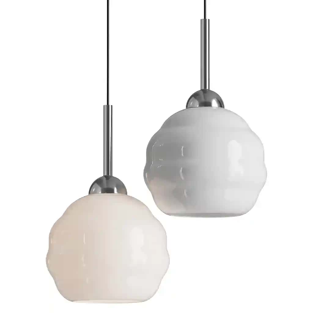 Mallew Vintage Glass Pendant Light