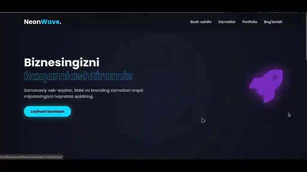 Neonwave website