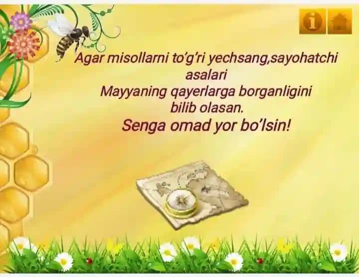 3 sinflarga mistaqil tayyorgarlik uchun