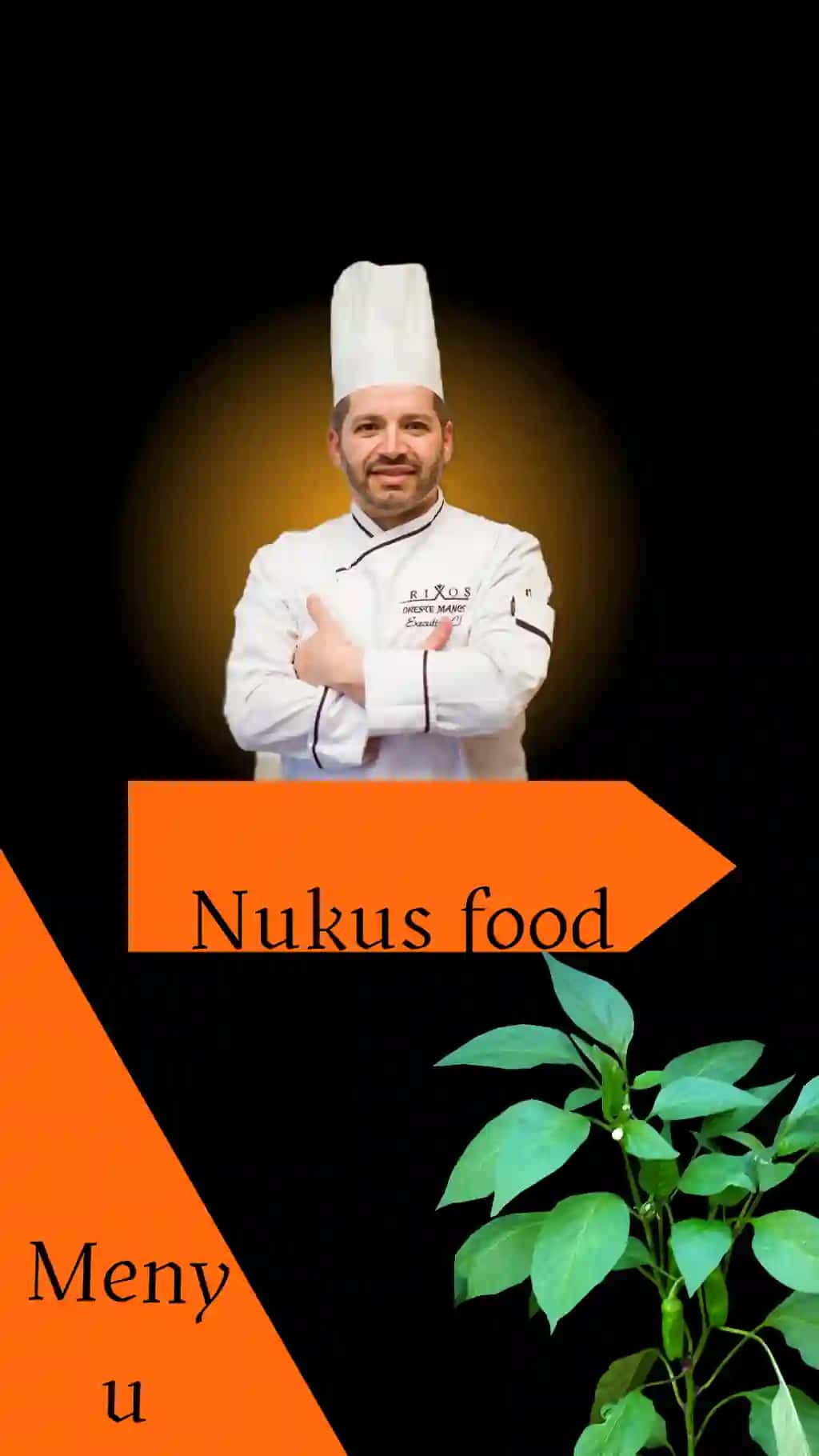 Menyu(restoran va shxonalarga)