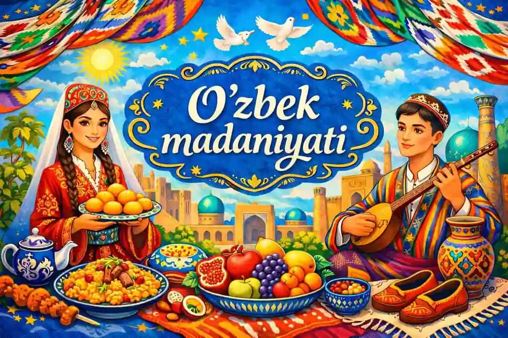 O'zbek madaniyati. Raskraska