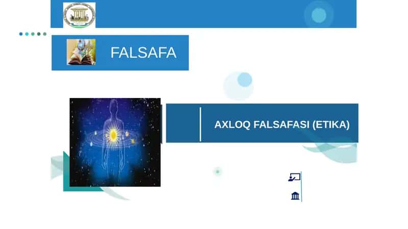AXLOQ FALSAFASI (ETIKA)